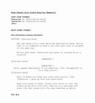 Image result for Musical Script Template