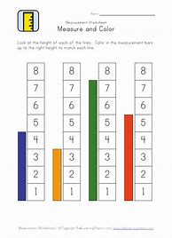 Image result for Measuring Worksheets for Preschoolers