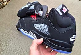 Image result for Black 5s Jordans