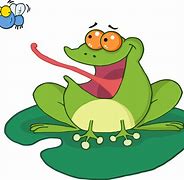 Image result for Cartoon Frog Eating Fly