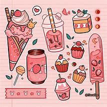 Image result for cute foods draw