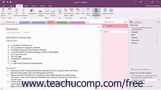 Image result for Templates for OneNote 2016