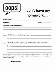 Image result for No Homework Sign