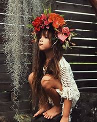 Image result for Hippie Flower Girl