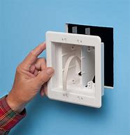 Image result for TV Wall Mount Electrical Kit