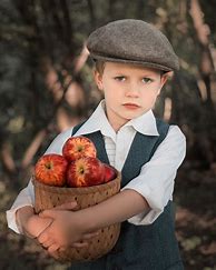 Image result for Boy with Apple Print