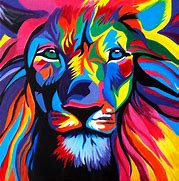 Image result for Abstract Lion Art