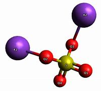 Image result for Potassium Sulfate Structure