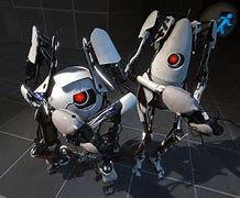 Image result for Robot with Portal Gun