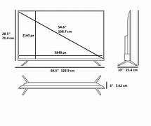 Image result for Horizontal Size of 55 Inch Sony X90j TV