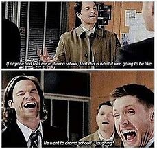 Image result for Jensen and Misha Memes