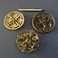 Image result for Antique Metal Buttons with Dots On It