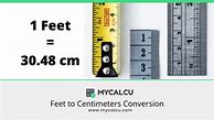 Image result for Foot to Cm