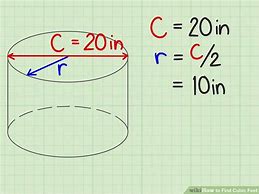 Image result for Calculate Cubic Feet in Circle
