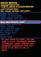 Image result for Android 4 Factory Reset