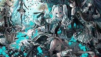 Image result for Anime Gothic Blue Background
