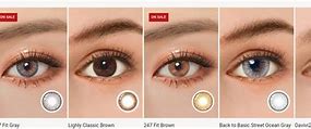 Image result for Contact Lens Color for Brown Skin