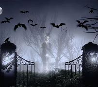 Image result for Spooky Halloween Graveyard Scenes