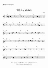 Image result for Recorder Sheet Music