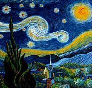 Image result for Van Gogh Starry Night for Kids