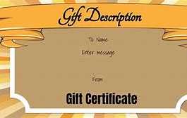 Image result for Gift Certificate Logo