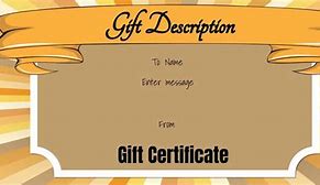 Image result for Free Gift Certificate Template Word