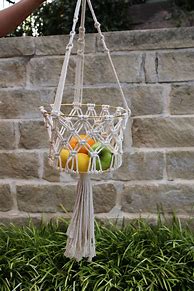 Image result for Simple Macrame Hanging Basket