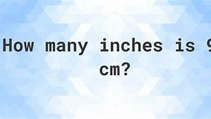 Image result for 90 Cm to Inches