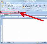 Image result for Quick Access Toolbar of MS Word