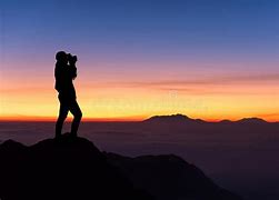 Image result for Mountain Hiking Silhouette