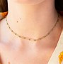 Image result for Gold Chain Choker
