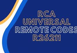 Image result for RCA Universal Remote R26211