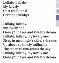 Image result for Darcie Lullaby Lyrics