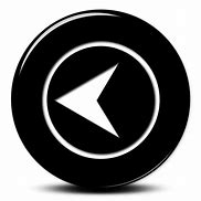 Image result for Back Button Icon in Black and White PNG Transparant