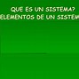 Image result for Que ES Un Sistema