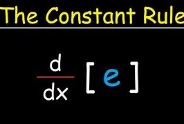 Image result for Constant Rule Examples