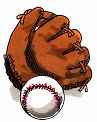 Image result for Baseball and Glove Clip Art