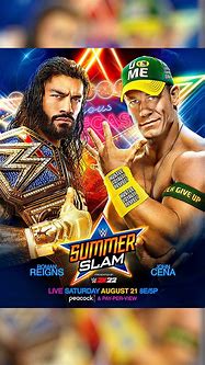 Image result for John Cena versus Roman Reigns