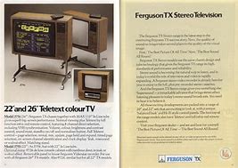 Image result for Vintage Ferguson Colour Television