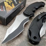 Image result for Black Tactical Knife