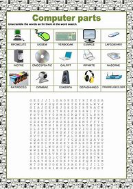 Image result for Computer Parts Live Worksheet