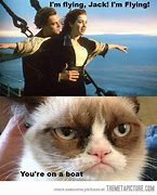 Image result for Grumpy Cat Titanic