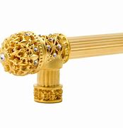 Image result for Brass Curtain Rods and Finials