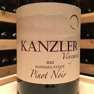 Image result for Kanzler Pinot Noir Sonoma Coast
