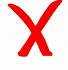 Image result for Red X Symbol