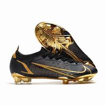 Image result for Black and Gold Nike Soccer Cleats