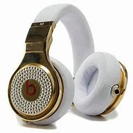 Image result for Beats Headphones White and Gold