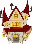 Image result for Haunted House Cartoon PNG