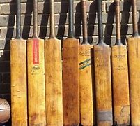 Image result for Old Cricket Bat and Ball of First Match in the World