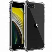 Image result for Back Clear Case On Black iPhone SE